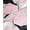 Pink, Pattern 7, variant on Flatwoven High Traffic Area Rug, Contemporary Black and Gray Abstract Design, Non Slip, Stain Resistant, Washable Area Rugs for Living Room, Bedroom(Pink, 4X6)