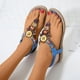 thumbnail image 1 of WILLBEST Sandalias De Plataforma Para Mujer, Sandalias Planas Casuales Para Mujer, Sandalias Florales, Sandalias Para Mujer, Zapatillas Para Mujer, 1 of 7