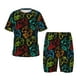 thumbnail image 1 of Fotbe Play Game Start Pijama Estampada de 2 Piezas para Niños – Ropa de Dormir de Manga Corta Cómoda para Niños y Niñas, Camiseta y Shorts de Algodón-X-Large, 1 of 6