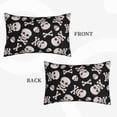 thumbnail image 2 of Xecao black white Skull bone for Decorative Throw Pillow Case for Couch,Sofa or Bed Set,Pillow Cover for Sofa Home Decor Ideal Gift-14"x20", 2 of 6