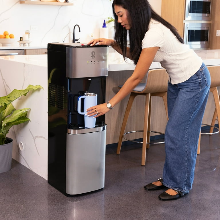 Primo Deluxe Bottom Load Black and Stainless Water Dispenser model Primo Deluxe Bottom Load Black and Stainless Water Dispenser model