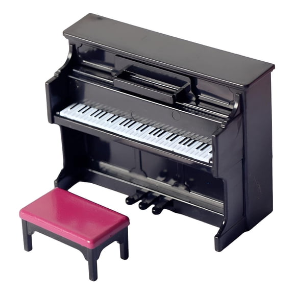 BESTSKY Dollhouse Furniture,Safe Practical Use Dollhouse Accessories,Cute Miniature Furniture Doll House Furniture,Black