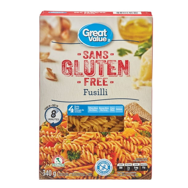 Great Value Sans Gluten Fusilli 340 g