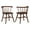 Walnut, variant on Coaster Jeffries 18" Mid-Century Wood Windsor Dining Side Chair in Walnut