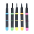 thumbnail image 3 of Wood Carving Chisel, 5Pcs Steel Blade Wide Application Woodworking Knife  For Crafting, 3 of 8