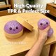thumbnail image 3 of Pelota antiestrés Squishy Stantam tipo dumpling verde, 3 of 7