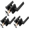 thumbnail image 1 of - Matte Door Entry Levers Keyed Alike Entrance Function for Front/Back Door and Keyed Gate Heavy Duty Lockset Leverset Combo Colonial Style Universal Handling, 1 of 7