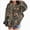 A30-Brown, variant on 10-11 Years Big Girls Camo Print Pullover Hoodie,Long Sleeve Sweatshirt,Casual Top