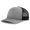 Heather Grey Black, variant on Richardson Mesh Cap Hat Embroidered Minnesota State Map Mn Embroidery Trucker Hats for Men & Women Khaki Coffee Design Only