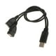thumbnail image 4 of 2 Pieza Cable Divisor Adaptador Alimentación Hugo Accesorios de Ordenador Cable divisor USB Y, 4 of 6