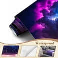 thumbnail image 4 of Enchanted Forest Wallpaper Dramatic Thunderstorm Purple Blue Sky Strikes Peel and Stick Wall Murals 69"H x 96"W Removable PVC Wall Paper Self-Adhesive Wall Paintings for Bedroom Living Room, 4 of 7