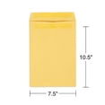 thumbnail image 3 of Staples Self Seal Catalog Envelopes 7.5"L x 10.5"H Brown 200/Carton ST534792-CCVS, 3 of 4