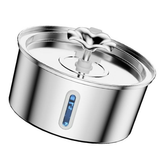 Automatic Pet Water Fountain Electric Waterer Bowl Water Dispenser Dog Water Purifiers Stainless Steel Fountain