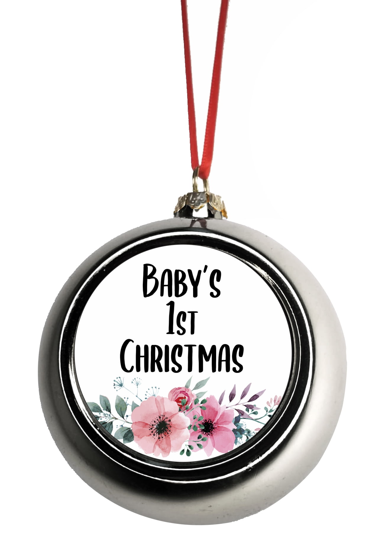 New Baby First Year Ornament Babys First Christmas Xmas Ornament  Baby