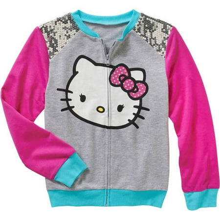 Hello Kitty Jackets A jacket that offers warmth and is stylish at the same time, makes it a perfect pick for your little one. Flaunting an alluring Hello Kitty print all over and a hood, this gilet jacket will look adorable on your daughter. Moreover, the jacket has a zip closure that provides you with the ease of .