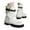 White, variant on Fold Over Boots for Women Fashion Ankle Strap Wide Calf Mid Calf Boots Platform Booties