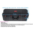 Regetek Waterproof Rolling Case 36"x 17.5"x 13.5", Equipment Case with