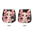 thumbnail image 3 of Balery Cute Axolotl Sakura Blossoms B Pantalones cortos deportivos para mujer con forro y dos bolsillos, elásticos, para entrenamiento, gimnasio, yoga-XX-Large, 3 of 7