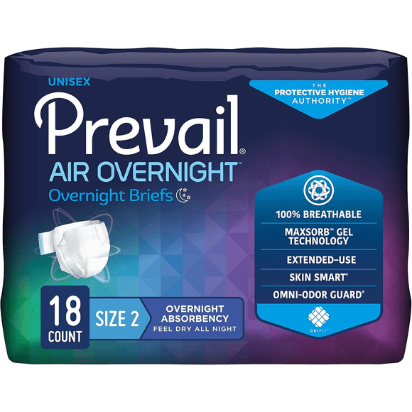Prevail Air Overnight Stretchable Briefs