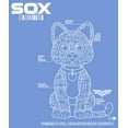 thumbnail image 2 of Boy's Lightyear Sox Blueprint  Performance Graphic Tee Royal Blue Heather / Sox Blue Print X Large, 2 of 4