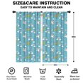thumbnail image 2 of Blackout Kids Curtains,Blue Cartoon Dinosaur and Unicorn Rainbow Cloud Childrens Insulated Curtains Set Of 2,Bedroom Essentials,Toddler Room Decor 42"x84", 2 of 5