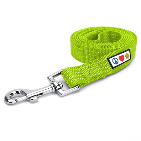UPC: 0088057071082 | Pawtitas 6 FT Dog Leash Reflective Dog Leash Dog Training Leash Puppy Leash Small Dog Green Leash