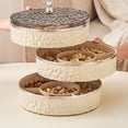 thumbnail image 6 of HongHeng Divided Serving Tray with Lid Snackle Box Charcuterie Container Portable Snack Platters for Candy, Fruits, Nuts, Snacks, for Parties, Entertaining, Picnic, 6 of 7