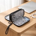 thumbnail image 3 of Electronics Organizer Bag, Travel Digital Cable Storage Pouch, Multi-functional Tech Accessory Case for Chargers, USB, Hard Drive, Power Bank, Black, 3 of 5