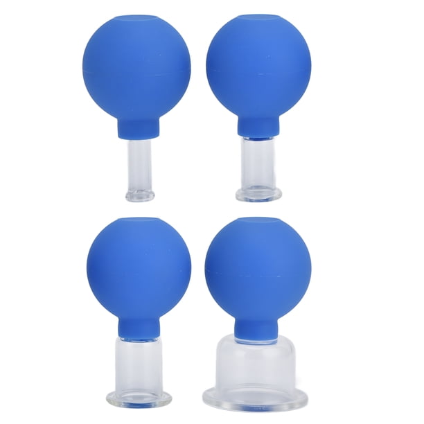 Ventosas de succión al vacío juego de terapia de ventosas de 4 piezas Amigable con la piel Fácil de usar para el hogar para fisioterapia para salón de belleza para brazo para ANGGREK Otros