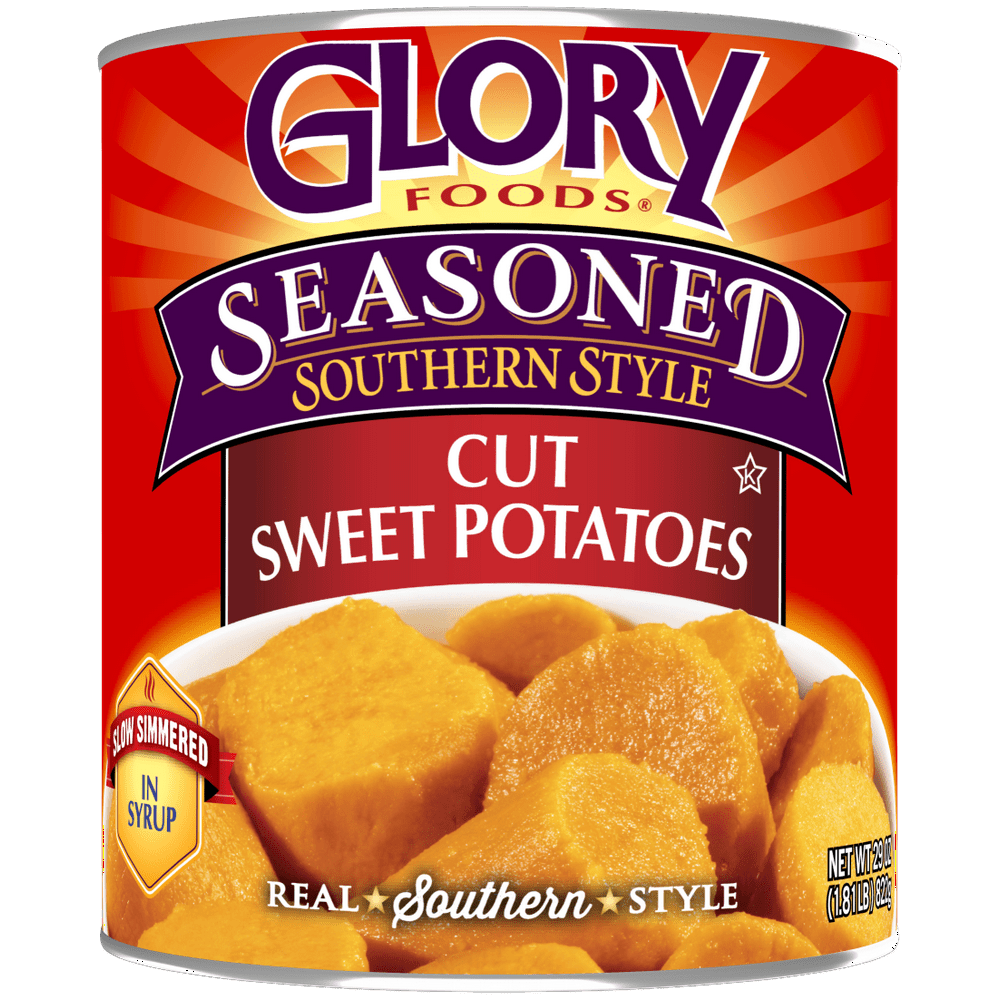 Glory Foods Seasoned Southern Style Cut Sweet Potatoes, Canned