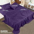 thumbnail image 2 of King Bed Sheet Set Piece Bedding Soft Brushed Microfiber Fabric Shrinkage & Fade Easy Care (), 2 of 7