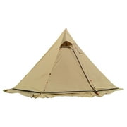 Tipi Hot Tent with Fire Retardant Stove Jack for Flue Pipes, 3~4 Person, Lightweight, Teepee Tents for Family Team Outdoor Backpacking Camping Hiking