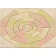 thumbnail image 1 of Ahgly Company Machine Washable Indoor Rectangle Transitional Khaki Gold Area Rugs, 8' x 12', 1 of 7