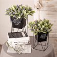thumbnail image 4 of Artificial Plant Eco-friendly Vivid Faux Silk Flower Outdoor UV Resistant Fake Flower Greenery for Home, 4 of 7