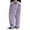 a-Purple40791, variant on Mens Pants Casual Wide Leg Corduroy Pants Solid Color Elastic Waist Striped Texture Patch Pocket Loose Fit Trousers For Daily Wear Purple XL