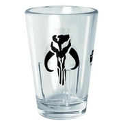 Star Wars Mandalorian Bantha Logo Tritan Shot Glass Clear 2 oz.