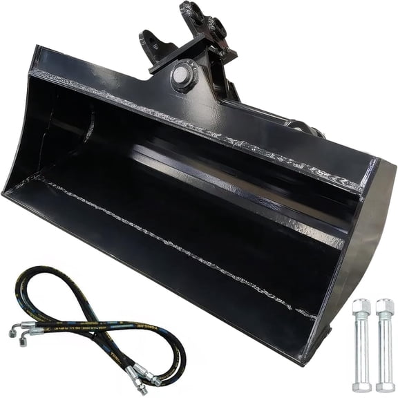 For 1 Ton Mini Excavator Digger Attachment FREE SHIPPING 600mm Tilting Bucket