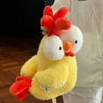 thumbnail image 6 of 40CM Cute Chicken Plush Toy - Yellow Fluffy Rooster Stuffed Animal with Big Eyes, Soft Cuddly Doll for Kids & Animal Lovers, 6 of 8