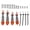 Orange Titanium, variant on Suodoka RC Shocks Replacement Damper Springs Absorber Aluminum Alloy for ZD Racing 1/7 DBX-07 Orange Titanium (9.45 inches / 24 cm)