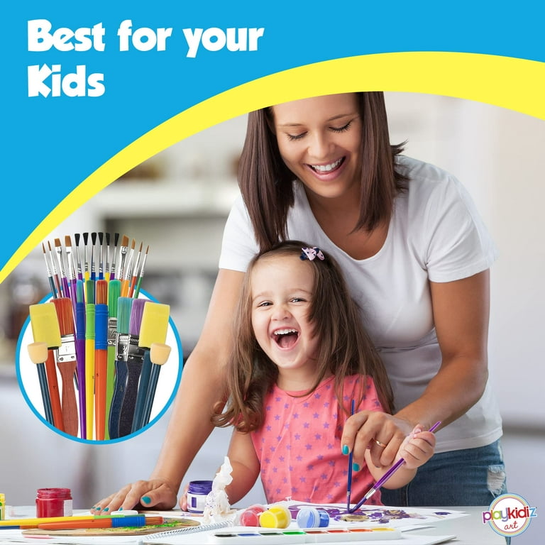 Paint Brushes for Kids, Paint Brush Set for Paint Party, Safe