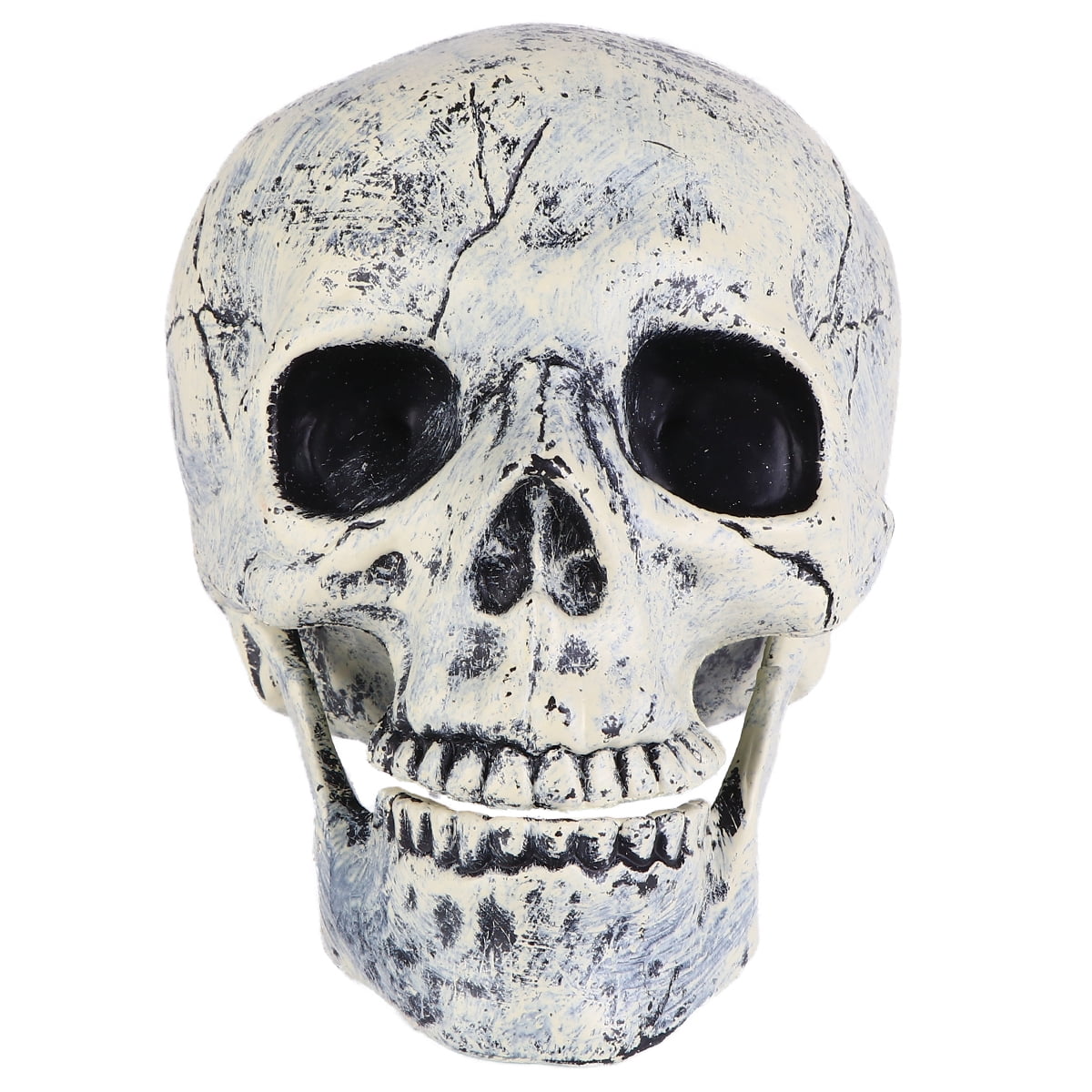 New 4 X Black/Purple Halloween Skull Tankard Food Grade Polystyrene Tall 13cm 