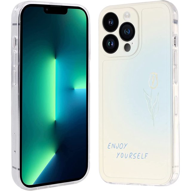 Case for iPhone 13 Pro Max 2021 (6.7 Inch), TPU Case Full Body Cover,Shockproof,Slim Phone Case for iPhone 13 Pro Max, Anti-Scratch, Blue Vignetting