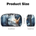 thumbnail image 5 of Rhinoceros Oxford Fabric Waterproof Portable Hard Drive Bag and Case with Cord Storage and Travel Charger Organizer for Electronic Devices - 5.9x9.44x3.14 in, 5 of 6