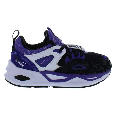 Puma Trc Blaze Ps Boys Shoes Size 2, Color: Purple/White