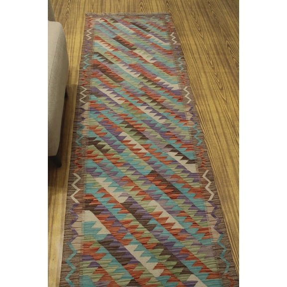 Sangat derek Brown/Purple Runner, 2'8" x 12'9"