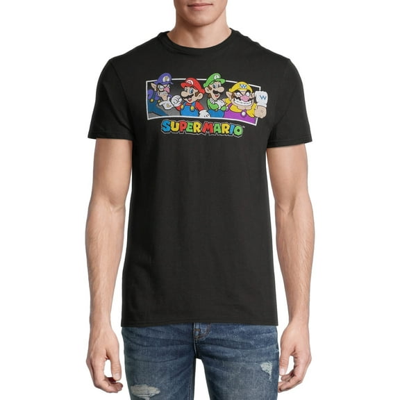 Nintendo Men’s Super Mario Crew Graphic T-Shirt