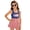 USA American Flag Pattern, variant on Uourmeti Cute Cartoon Axolotl Boba Print Skirted One Piece Swimsuit - Quick Dry Stretchy Swim Dress for Girls, Perfect for Beach & Pool Vacation