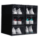 thumbnail image 1 of Zapatera Cajas Transparentes Plástico Organizador De Zapatos negro, 1 of 7