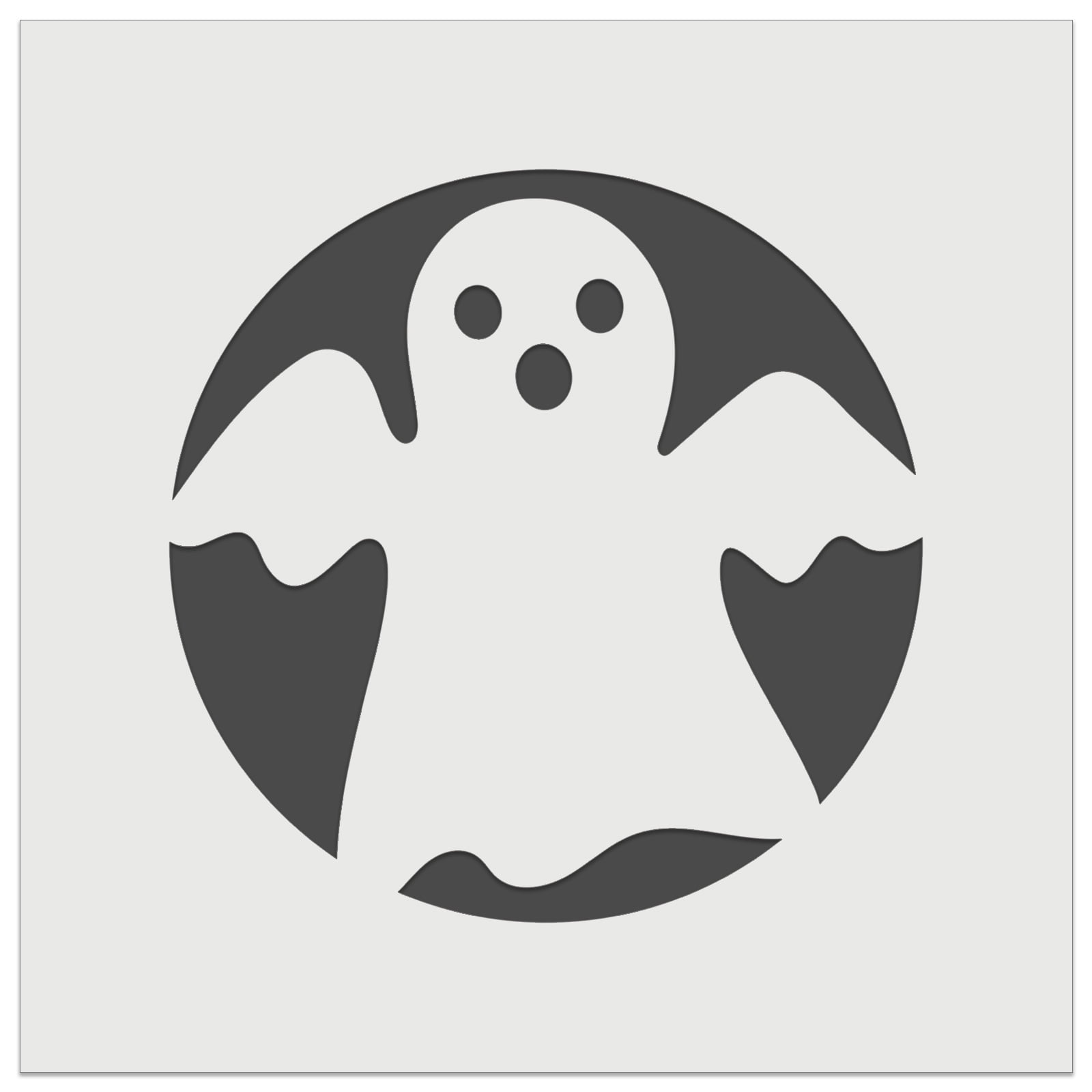 Halloween Ghost Stencil Reusable Custom Hunted Spooky Ghost Stencil 