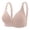 Rose Gold, variant on Women Wirefree Support Bra Plus Size Seamless Maternity Bra Comfortable Breathable Underwire Support Four Hook Back Closure Enhancing Lift Design 44/100 Purple